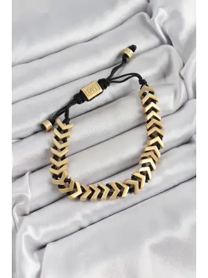 Pirinç Asansörlü Gold Renk Juju Kadın Bileklik