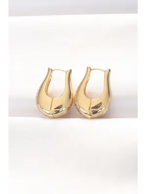  Altın Bombeli Küpe