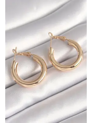  Altın Halka Model Çelik Küpe