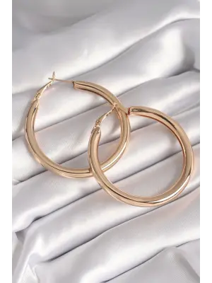  Altın Halka Model Çelik Küpe