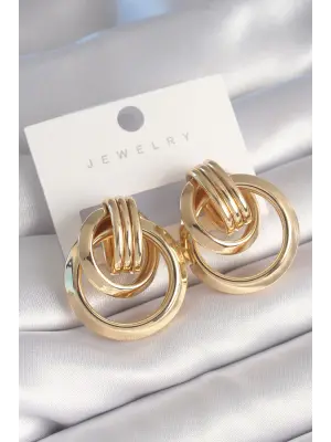  Altın Halka Model Çelik Küpe