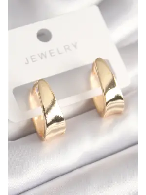  Altın Halka Model Çelik Küpe