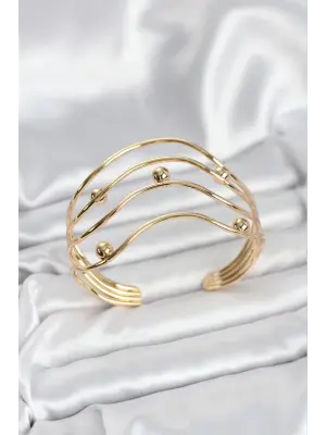 Pirinç Gold Renk Kadın Bileklik