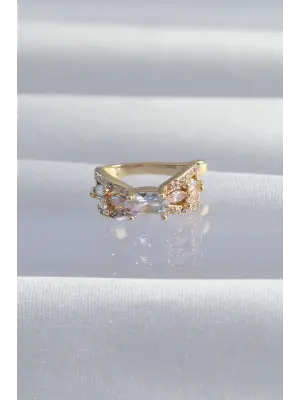  Altın Zirkon Taş Kaplama Earcuff Küpe