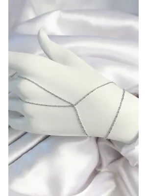 Pirinç Gümüş Renk Zincirli Şahmeran