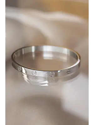 316L Çelik Silver Renk Bilezik