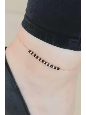 Siyah Miyuki Taşlı Hal Hal