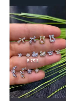 Tragus Piercingler (Haç, İnci, Kuğu, Yonca)