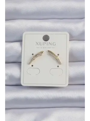 Xuping Altın Zirkon Taşlı Küpe