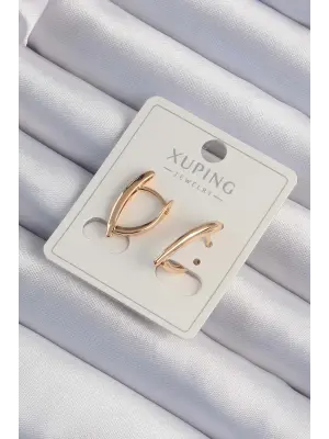 Xuping Rose Renk Minimal Fil Dişi Küpe