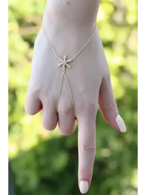 Zirkon Taşlı Şahmeran Bileklik