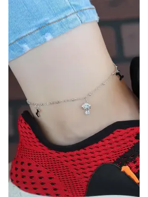 Zirkon Taşlı Silver Renk Kaplama Hal Hal