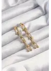   Altın Renk Sallantılı Tiffany Model Küpe