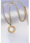 316L Çelik Gold Renk 60cm Burgu Zincir Kadın Kolye