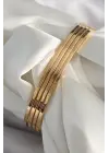 316L Çelik Gold Renk 4lü 60 mm Ajda Model Kadın Bilezik