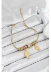 316L Çelik Gold Renk Balık Model Kadın Bileklik