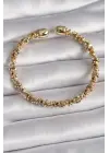 316L Çelik Gold Renk Dorika Model Kadın Bileklik