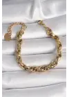 316L Çelik Gold Renk Kadın Bileklik