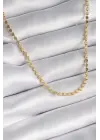  Altın  Ezme  Çelik Kolye
