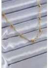 316L Çelik Gold Renk Kadın Kolye