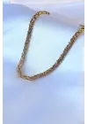316L Çelik Gold Renk Kral Zincir Model Erkek Kolye
