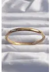 316L Çelik Gold Renk Lazer İşlemeli Bilezik