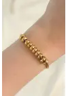 316L Çelik Gold Renk Oval Figürlü Bileklik