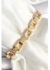 316L Çelik Gold Renk Unisex Bileklik
