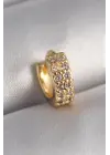 316L Çelik Gold Renk Zirkon Taşlı Tragus Piercing