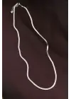  Gümüş  60 cm İtalyan Zincir Çelik Kolye