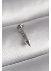316L Çelik Gümüş Renk Çivi Model Piercing