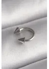 316L Çelik Gümüş Renk Halka Çivi Model Kadın Piercing