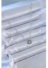  Gümüş  Kare Zirkon Taş Model  Çelik Kolye