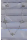  Gümüş  Kuş Model Çelik Kolye
