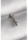 316L Çelik Gümüş Renk Topçuk Piercing