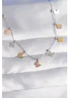  li Minimal Kelebek Model Çelik Kolye