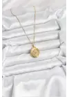 316L Çelik Zincir Gold Renk Kapaklı Açılabilir Model Kadın Kolye