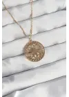  Zincir Altın  Lotus Model Çelik Kolye