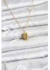 316L Çelik Zincir Gold Renk Minimal Kutup Yıldızı Model Kadın Kolye