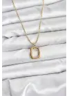316L Çelik Zincir Gold Renk Model Kadın Kolye