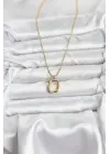 316L Çelik Zincir Gold Renk Model Kadın Kolye