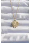  Zincir Altın  Zirkon Taşlı Star Model Çelik Kolye