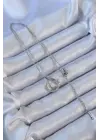  Zincir Gümüş  Zirkon Taşlı Ay Yıldız Simgeli Atatürk Çelik Kolye