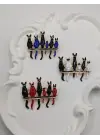 Kedi Ailesi Yaka iğnesi Broş