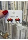Mickey Mouse Tatlı Kız Çocuk Küpe