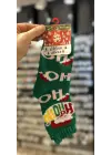 Ho Ho Ho Yazılı Yeşil Renk Yılbaşı Çorabı