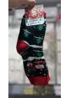 Noel Temalı Unisex Kalın Yünlü Yılbaşılık Hediye Çorap