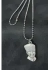 Atatürk Figürlü Metal Erkek Kolye