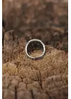 Ayarlamalı Vav Tasarımlı Erkek Yüzük