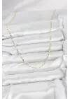 CM 14K Gold Renk Ezme Zincir Model 60 cm Kadın Kolye